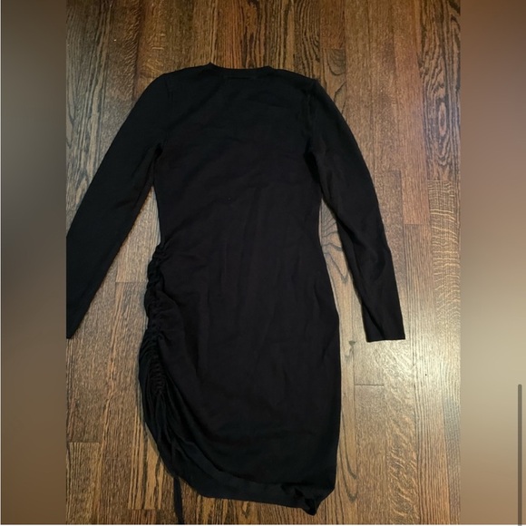 Abercrombie & Fitch Sweater Dress Black Medium Tall - Picture 4 of 4